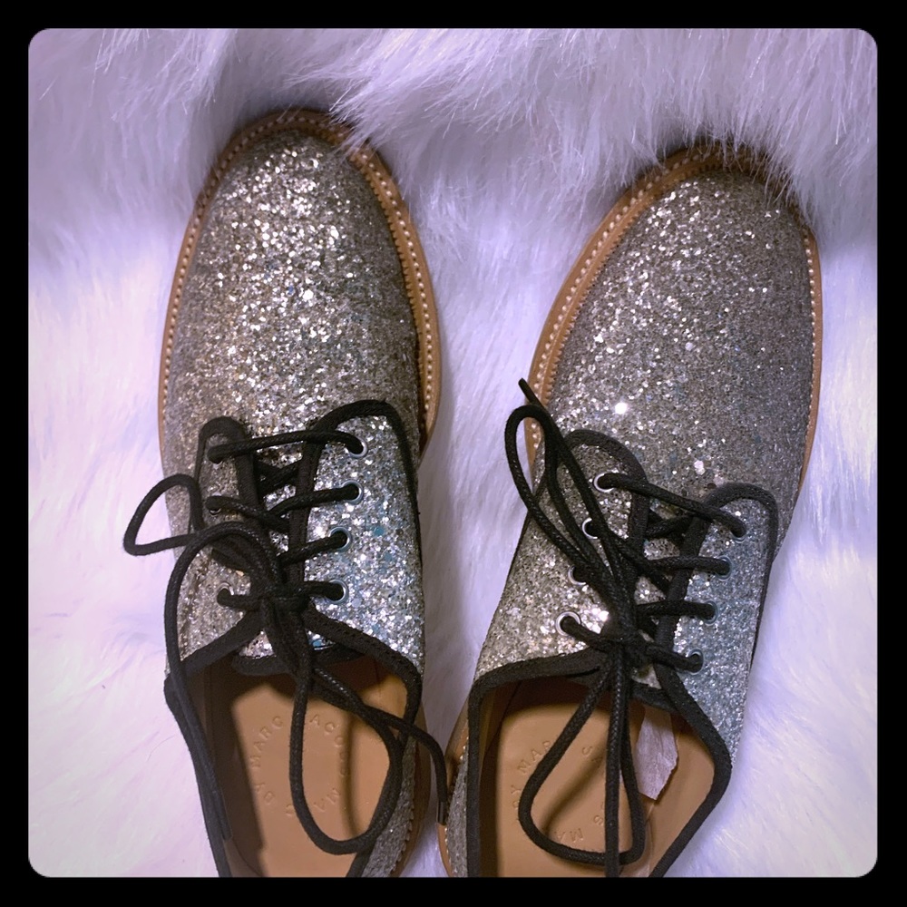 Marc by Marc Jacobs Nailed It Glitter Oxfords